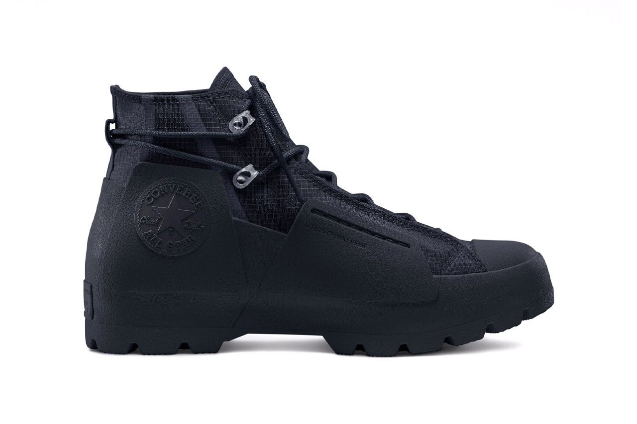 A-COLD-WALL* x Converse Chuck Taylor Lugged “Carbon” All-Black