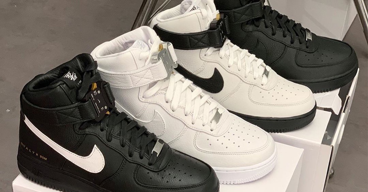 ALYX x Nike Air Force 1 High White/Grey - Grailify