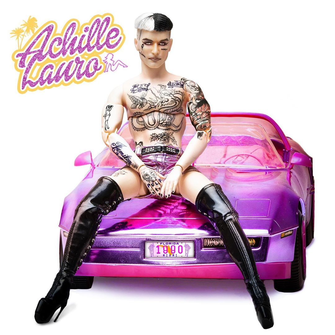 Achille Lauro 1990 barbie copertina album