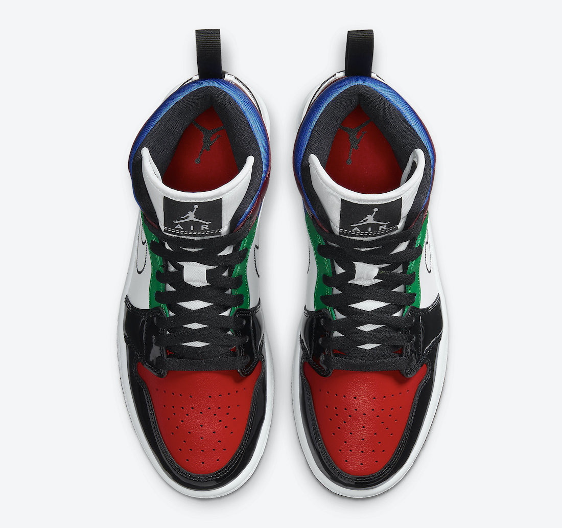 Air Jordan Mid 1 “Multi-Colored Patent”