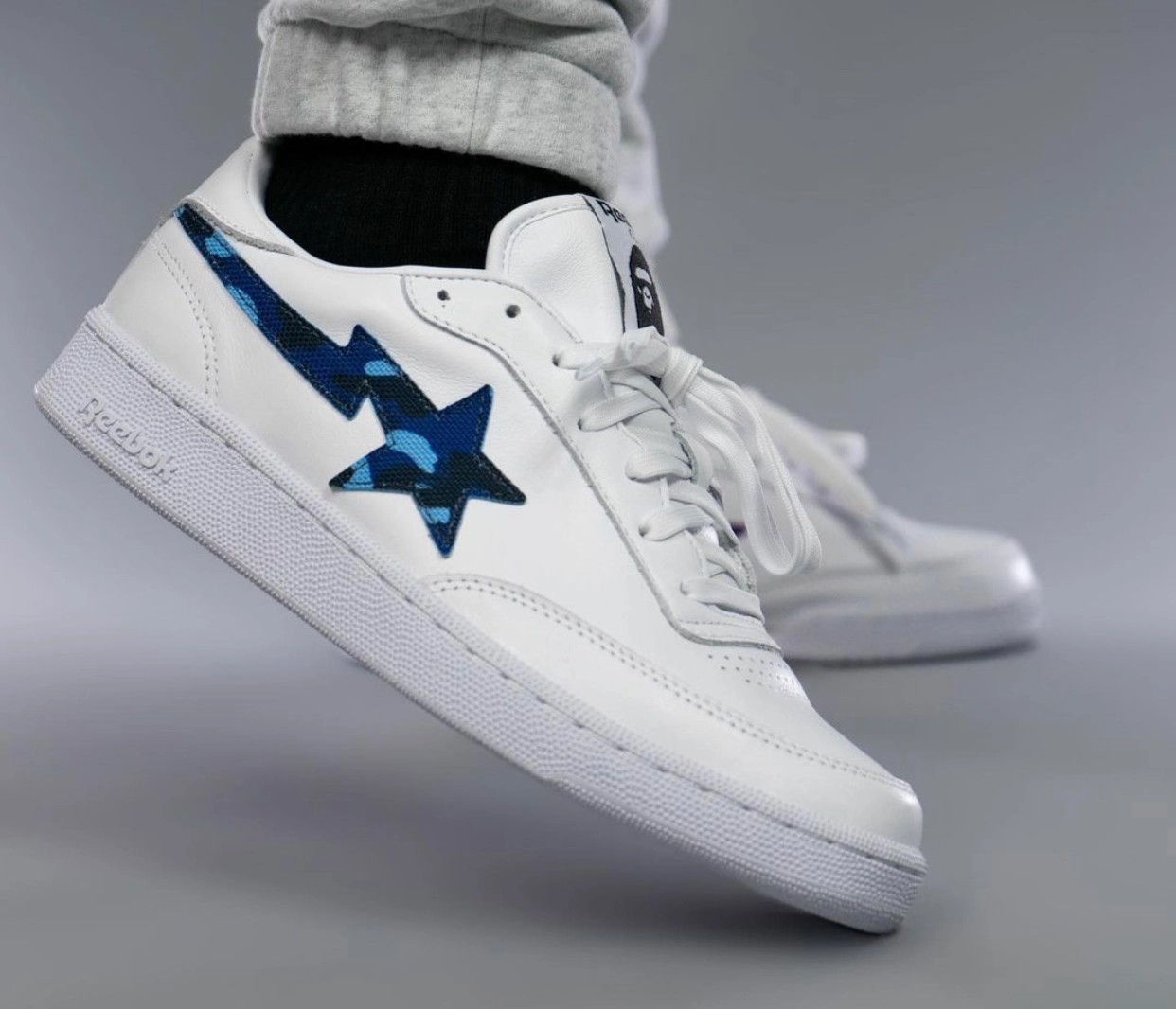 BAPE x Reebok Club C “BAPE STA”: prime immagini on-feet e possibile data di uscita