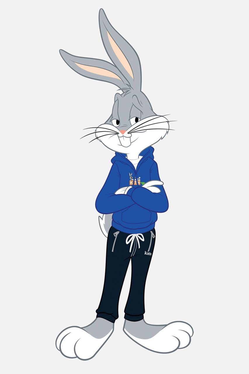 Bugs Bunny indossa sweater KITH x Looney Toones
