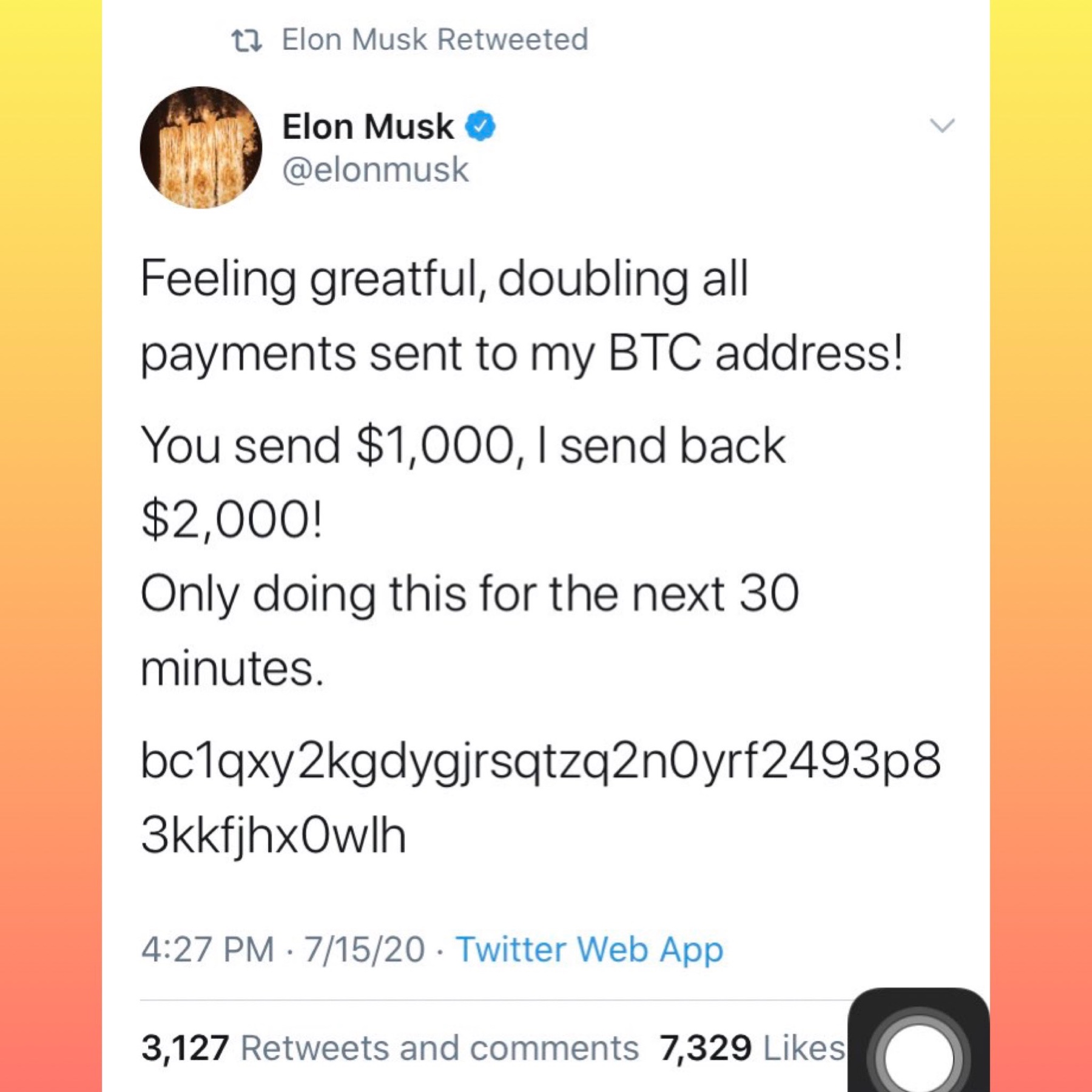 Tweet Elon Musk Hacker