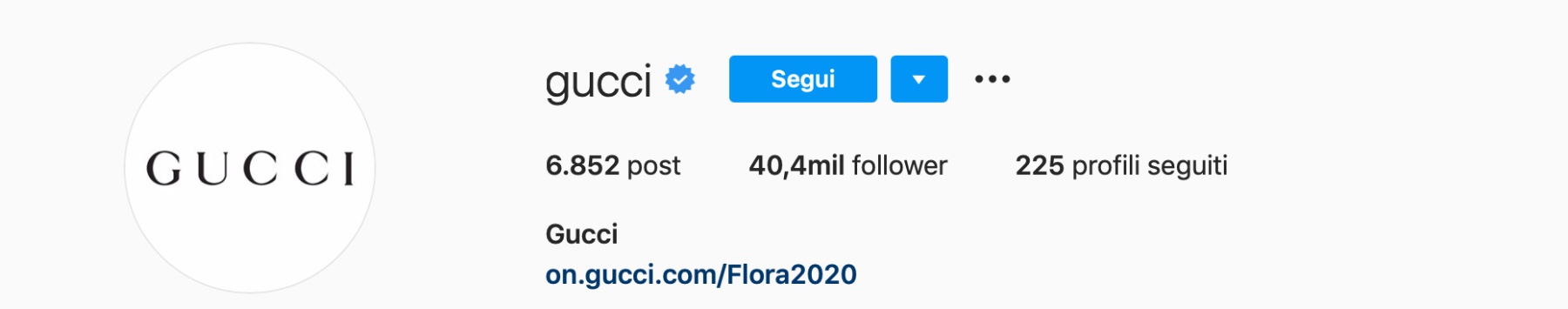 Gucci Instagram