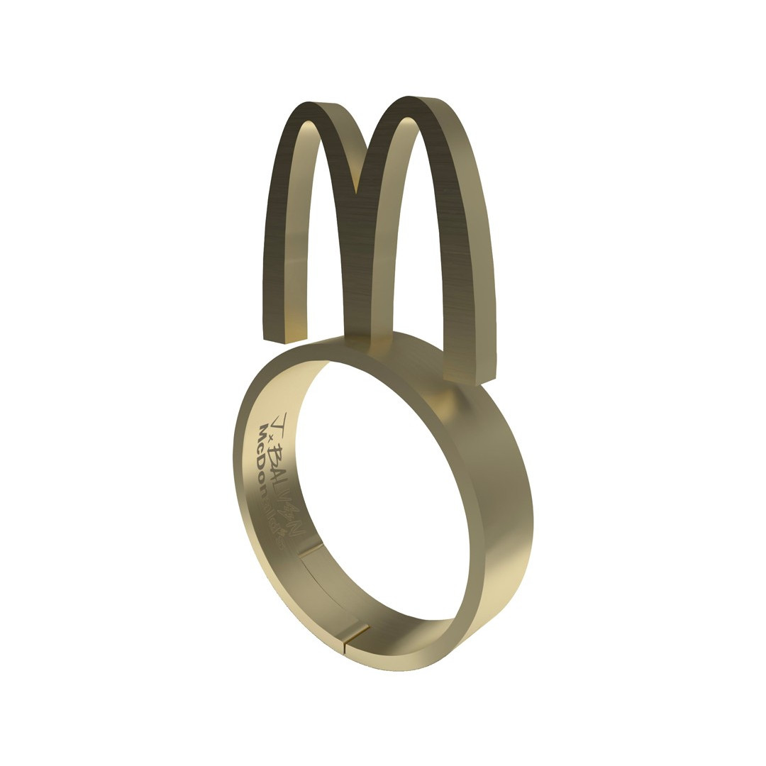 J Balvin x McDonalds ring