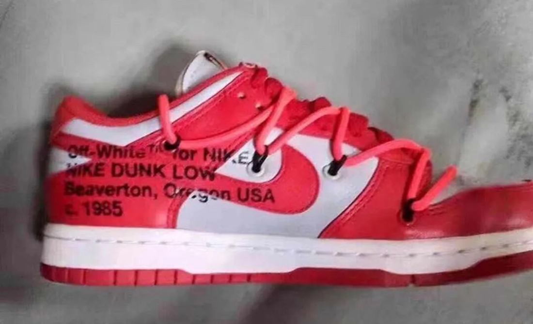 Nike Off-White Dunk Low University Red