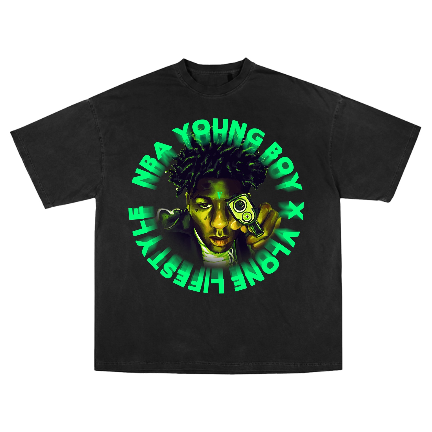 T-shirt NBA YoungBoy x VLONE