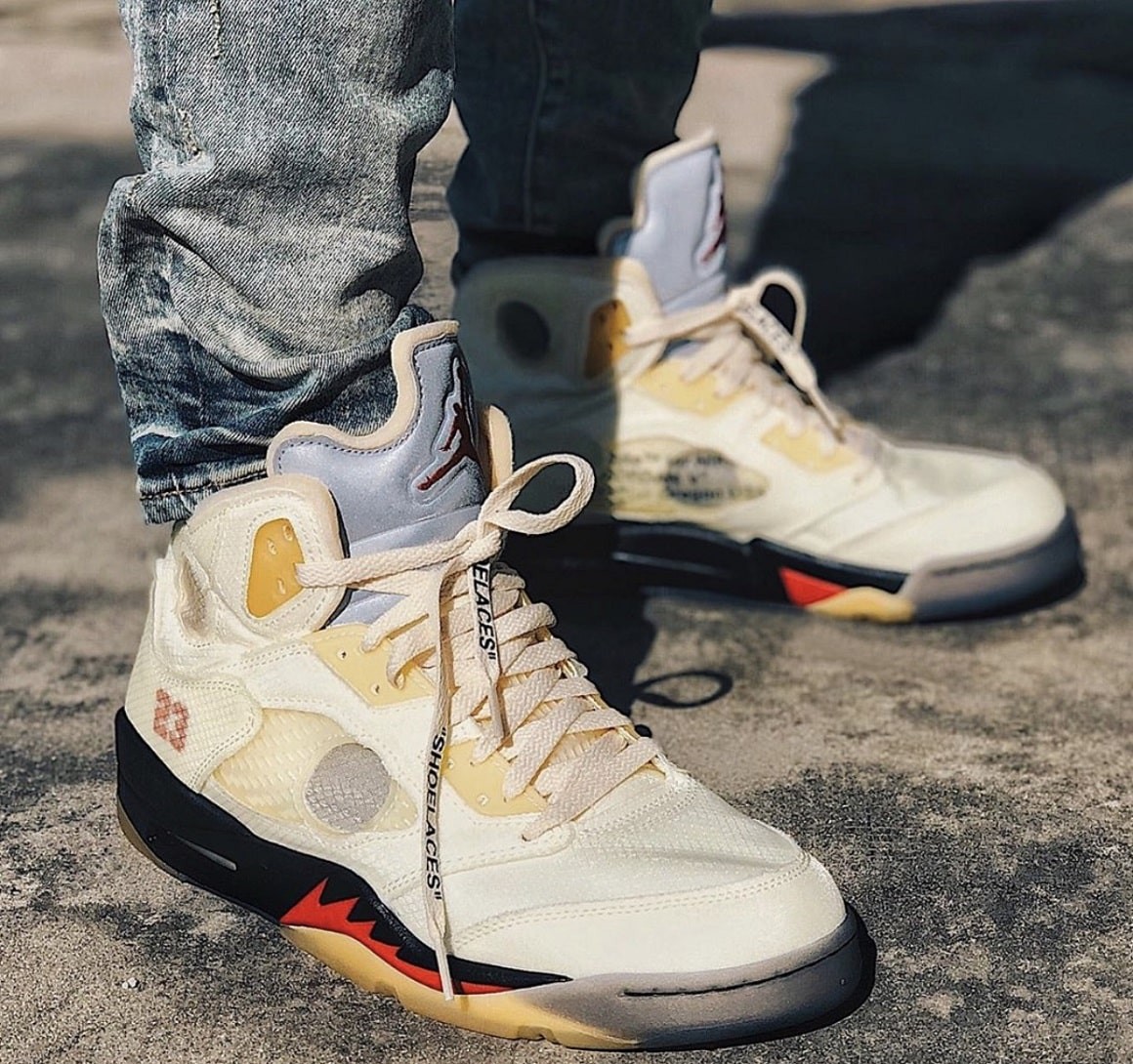 Off-White x Air Jordan 5 Sail Off-White x Air Jordan 5 Sail