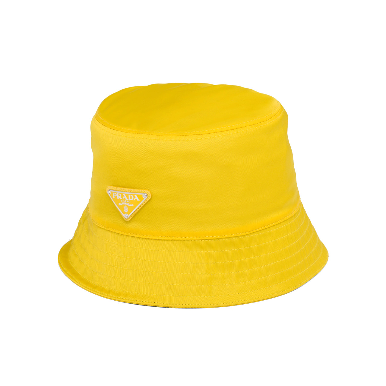 Prada bucket hat yellow