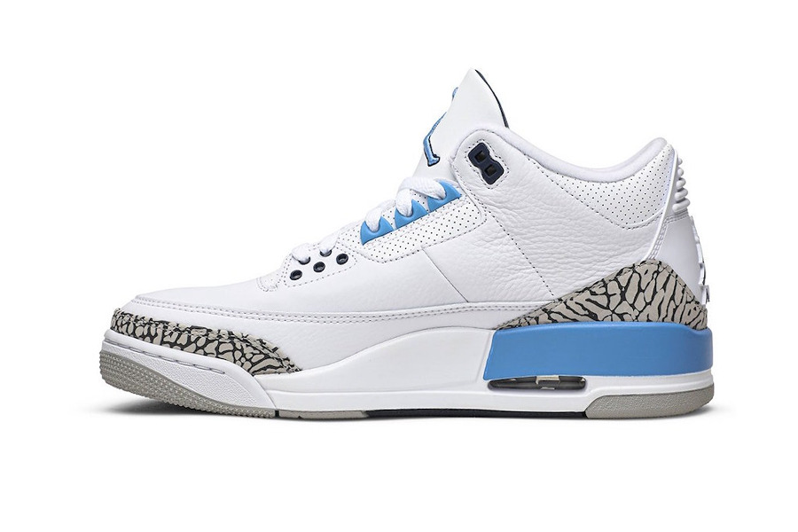 jordan 3 unc in stock