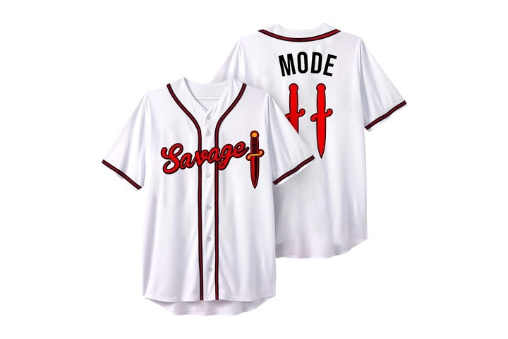 “Savage Mode 2” merchandising jersey
