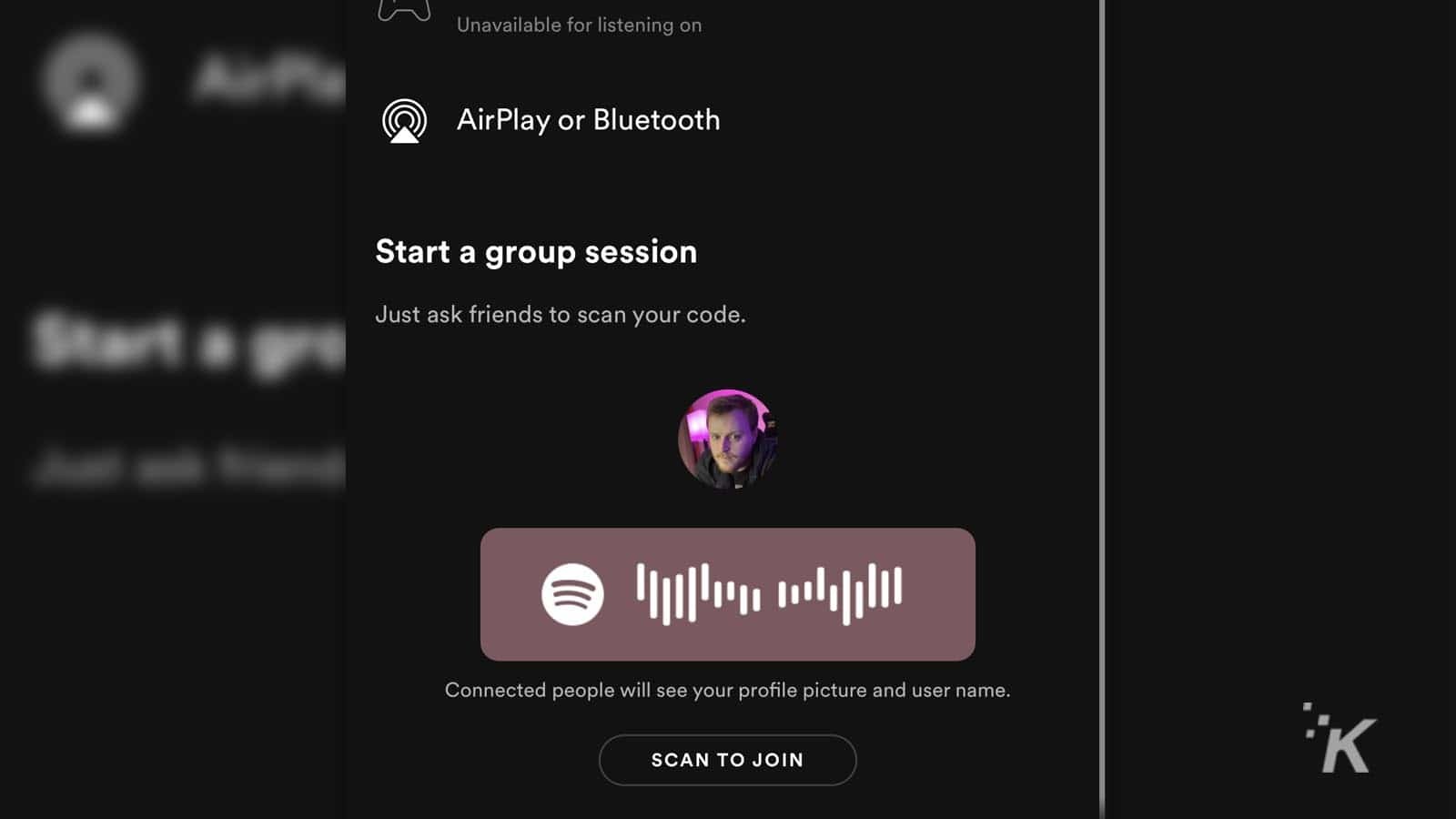 spotify group session pc