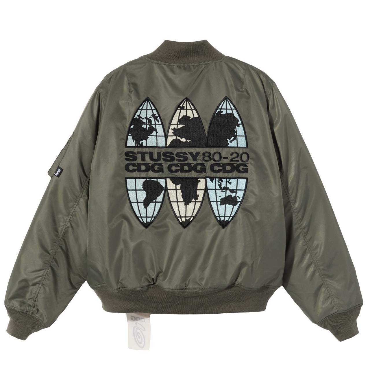Stussy x CDG bomber jacket