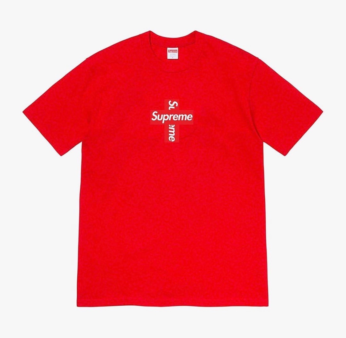 Supreme Cross Box Logo T-shirt red