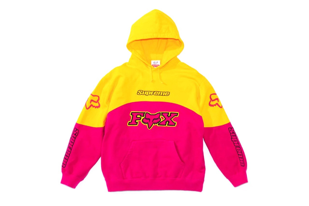 Supreme x Fox Racing hoodie