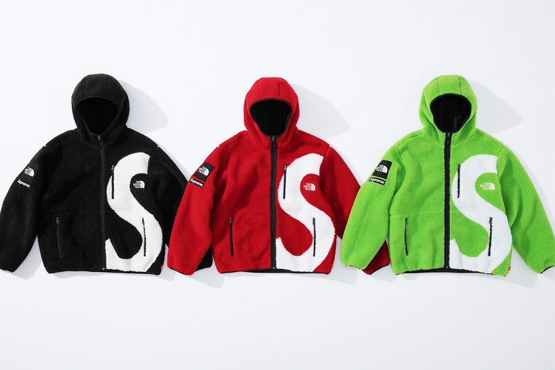 Supreme x The North Face FW20 fleece hoodie