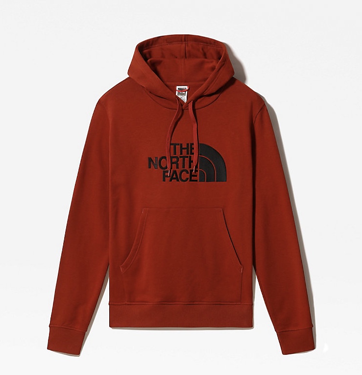 The North Face hoodie red