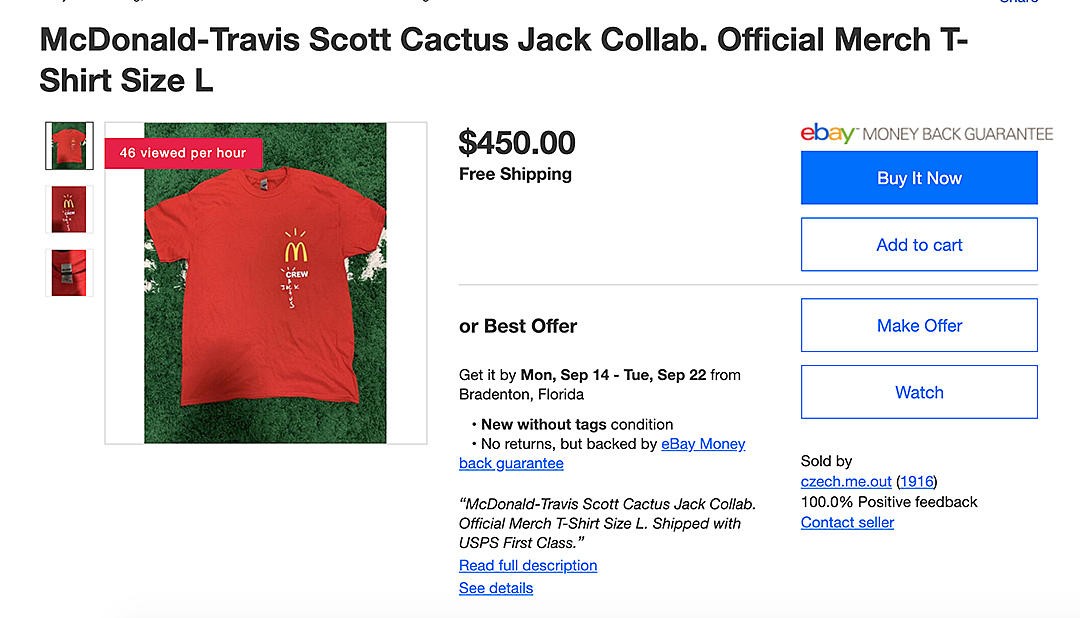 Travis Scott x McDonalds
