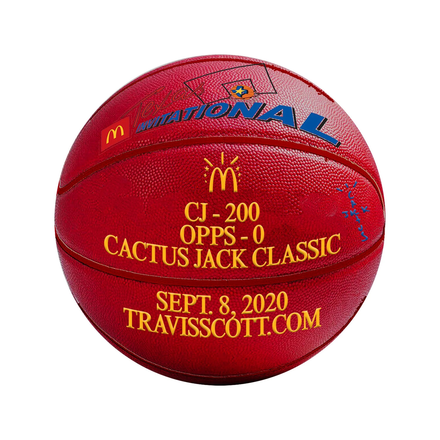 Travis Scott x McDonalds basket ball
