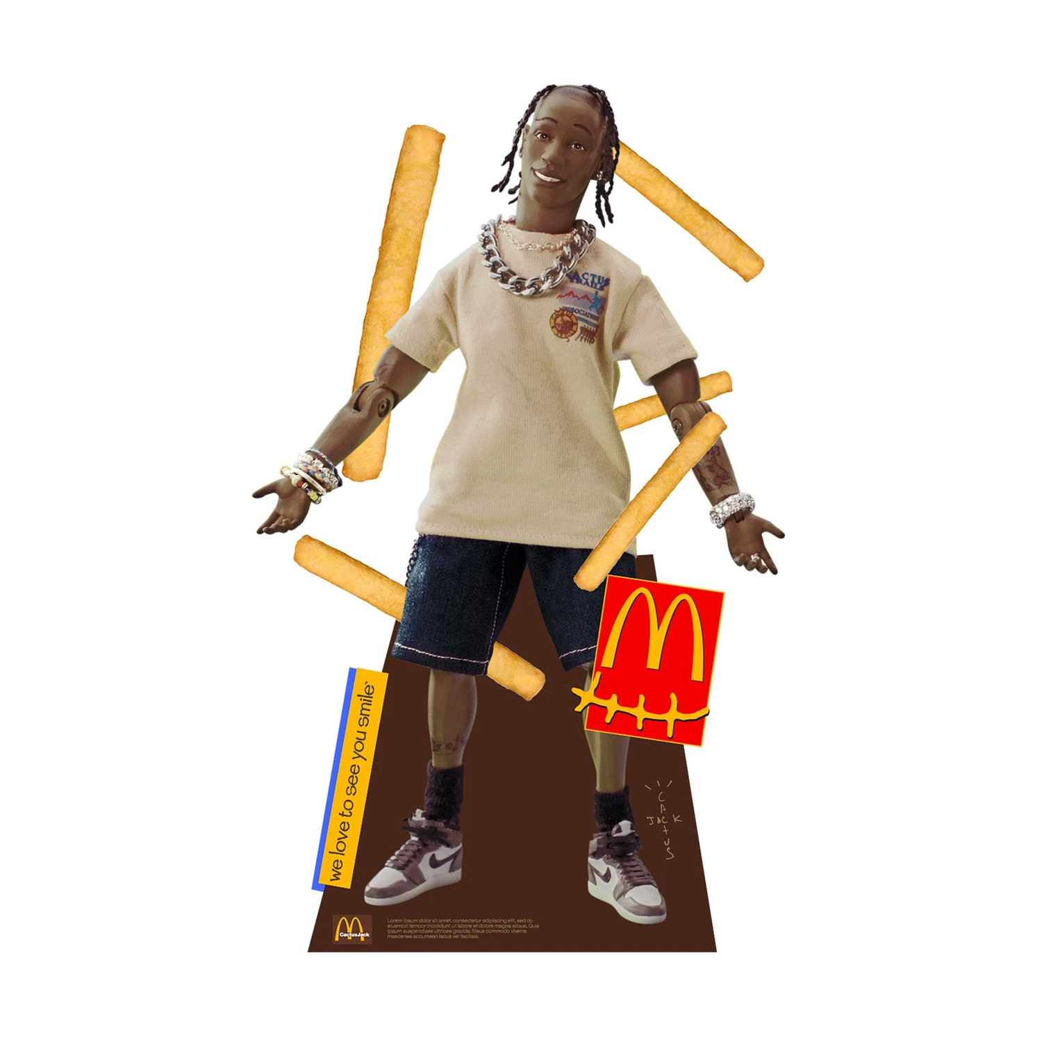 Travis Scott x McDonalds action figure