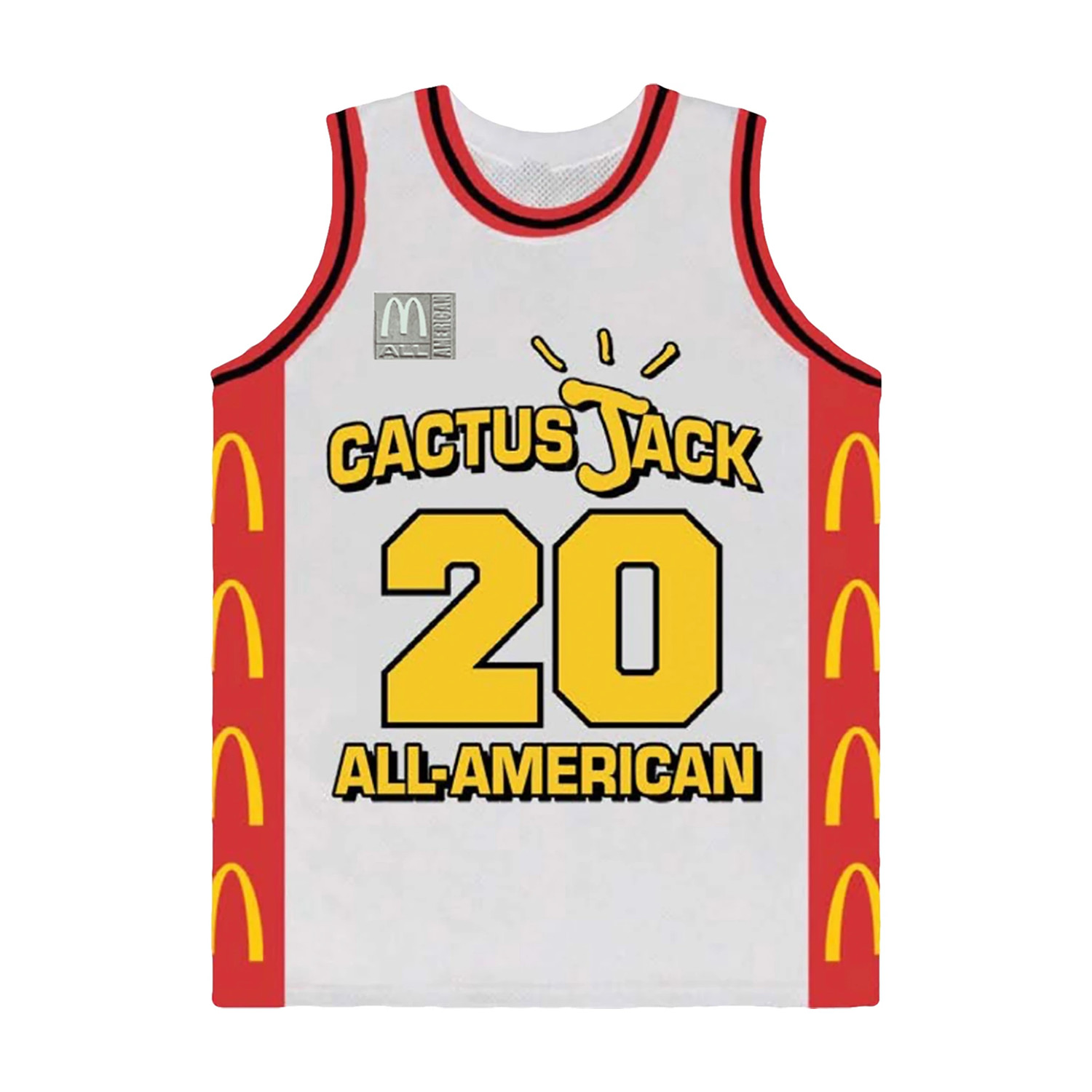 Travis Scott x McDonalds basket jersey