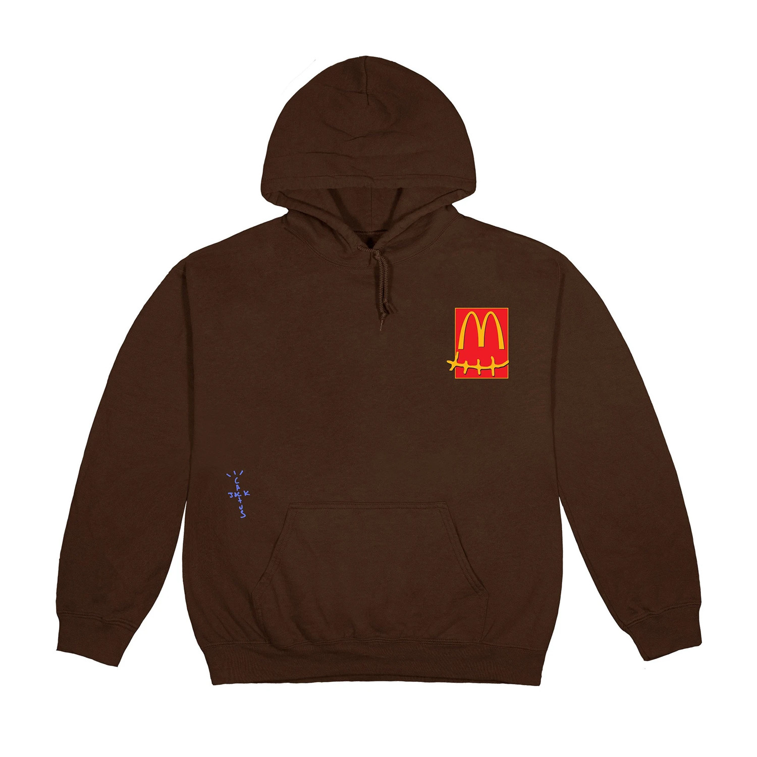 Travis Scott x McDonalds hoodie brown