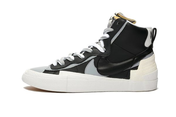 sacai blazer mid black grey