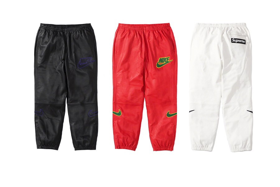 Supreme x Nike Leather Warm Up Pant - SOLDOUTSERVICE
