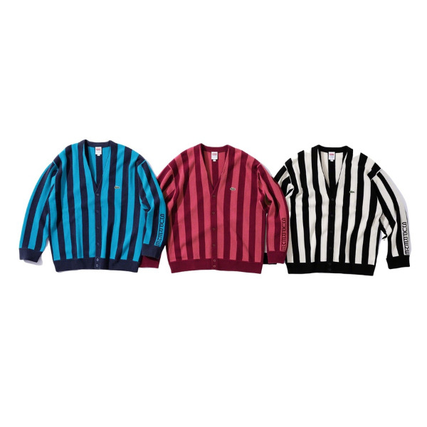 Supreme/LACOSTE Stripe Cardigan - SOLDOUTSERVICE