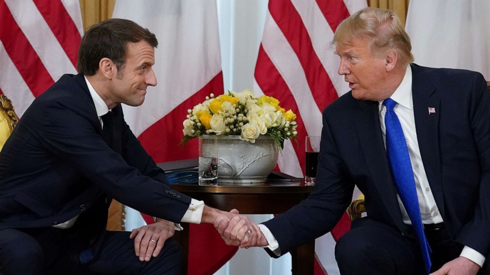 Trump e Macron insieme