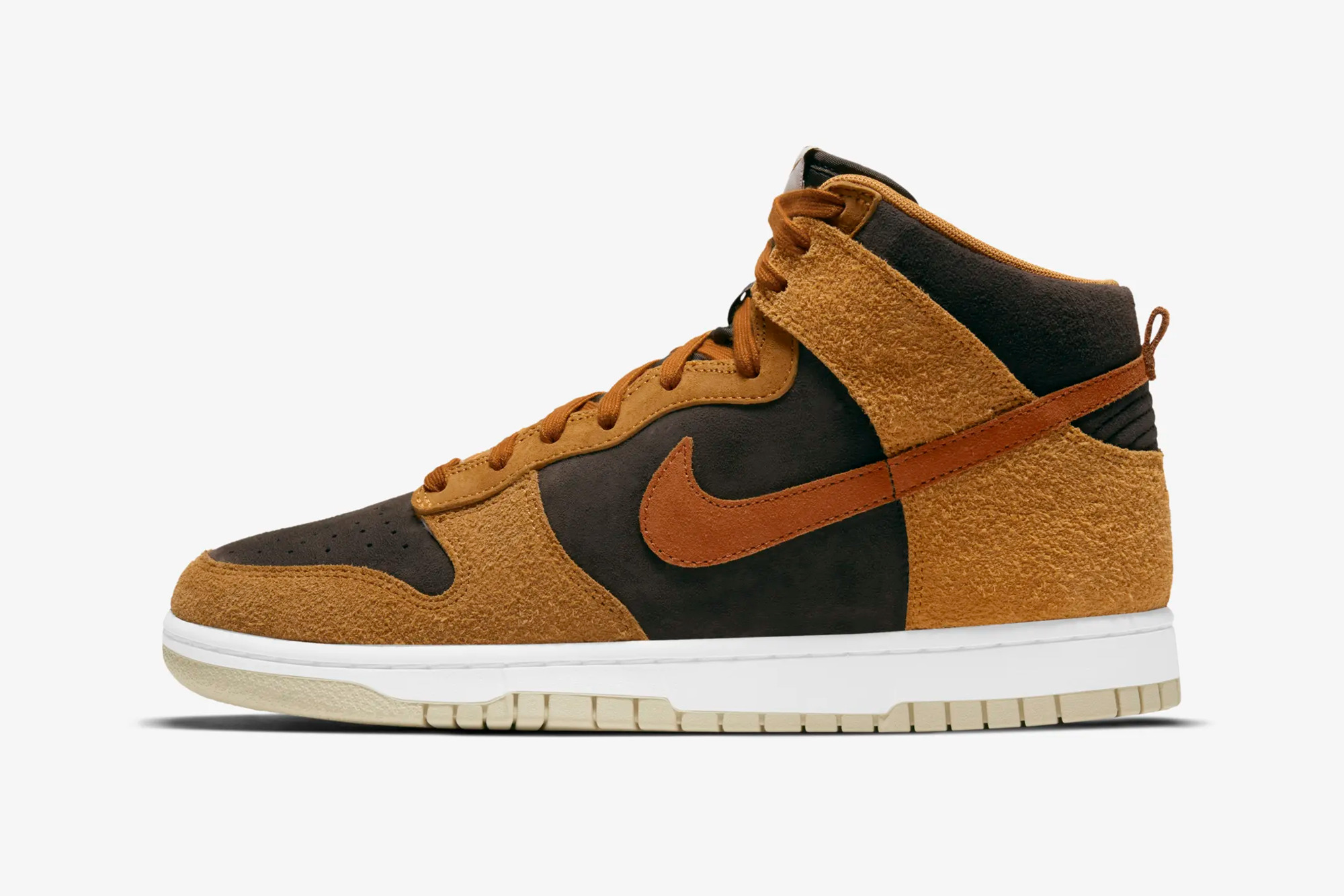 nike dunk high marroni