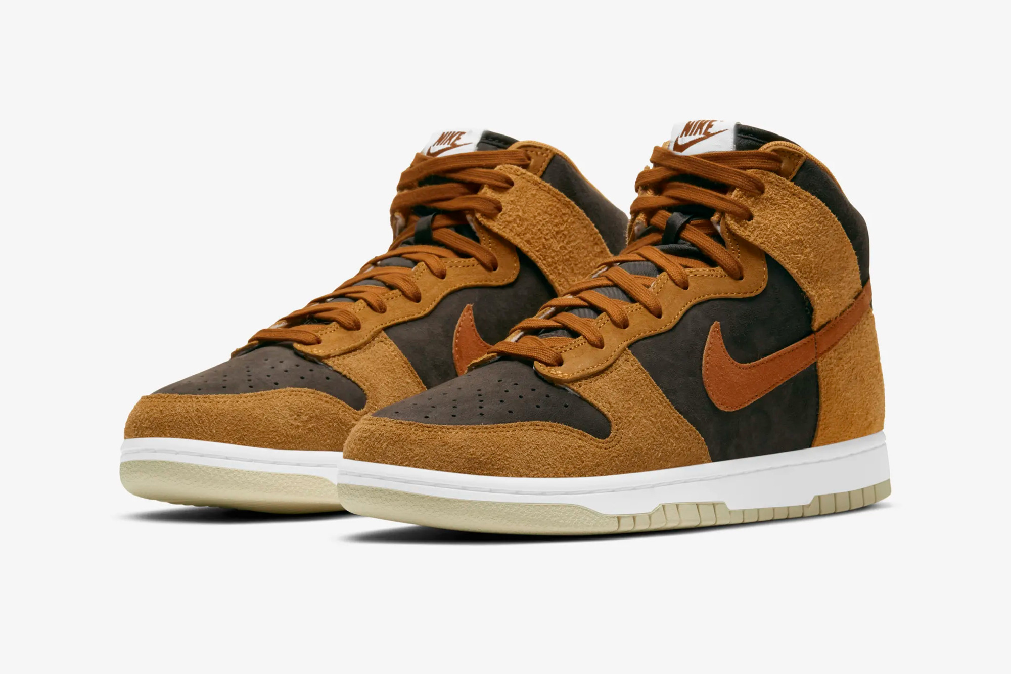 nike dunk high marroni