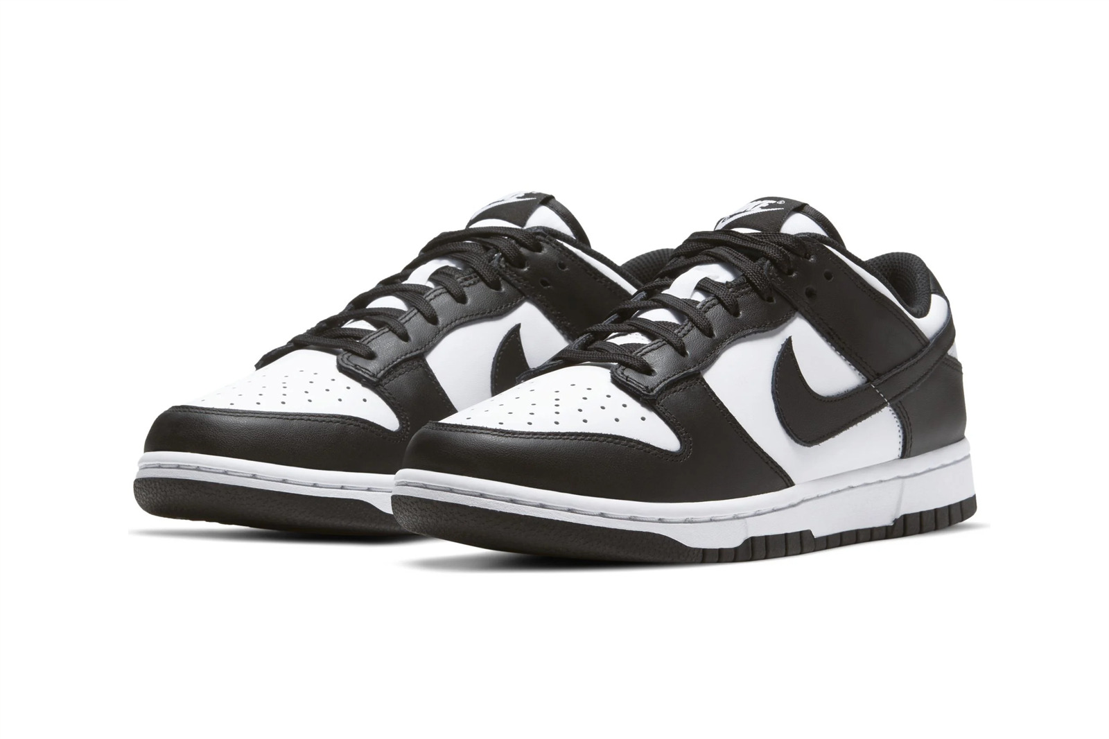 dunk low black white 42 5