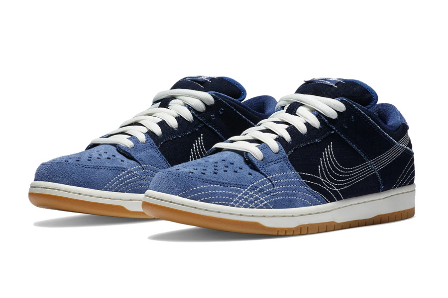 dunk low denim sashiko