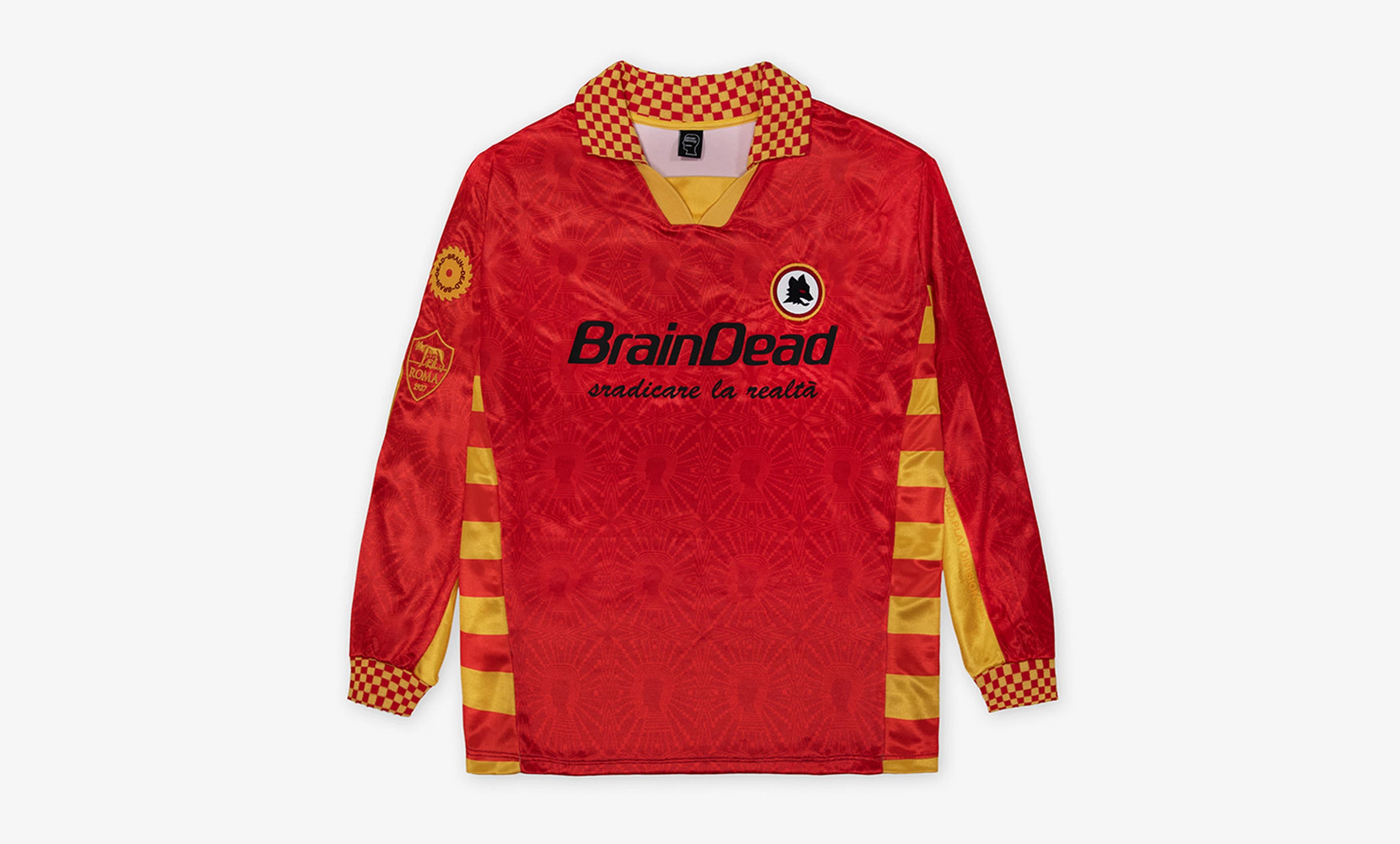 AS Roma collabora con Brain Dead per il lancio del quarto kit -  SOLDOUTSERVICE