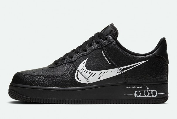 air force 1 sketch bianche