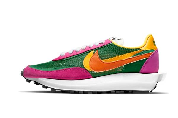 sacai x nike ldwaffle pine green