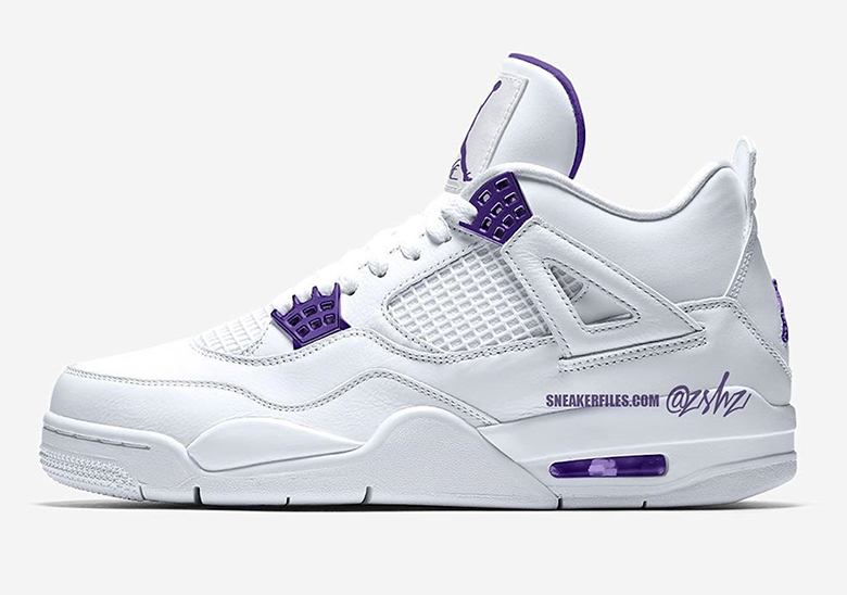 Jordan 4 Court Purple